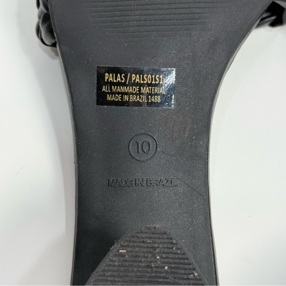 Steve Madden Black Braided Women's Sandals - Picture 10 of 12